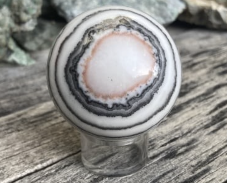 Zebra Calcite Polished Sphere