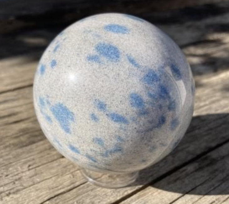 Blue Spinel Spotted Sphere